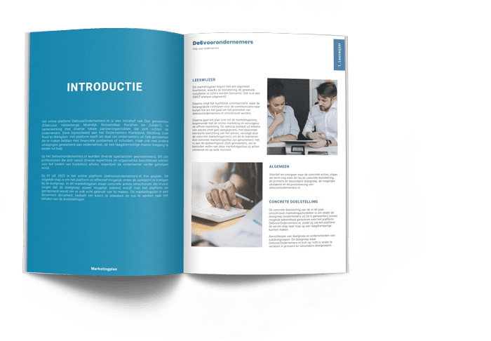 Marketingplan - de6voorondernemers