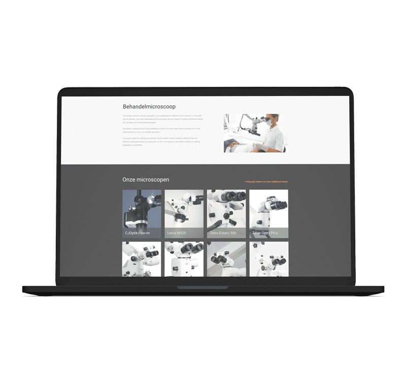 ExamVision België website laten maken
