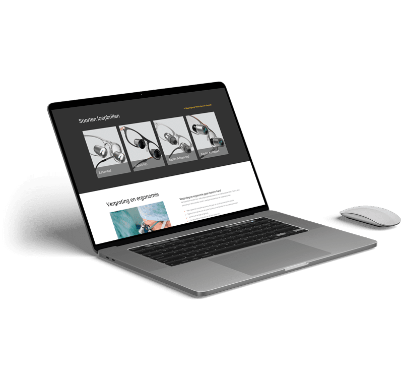 ExamVision België website laten maken